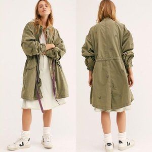 free people wildflower parka - size xl